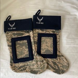 2 Air Force Photo Stocking for Christmas